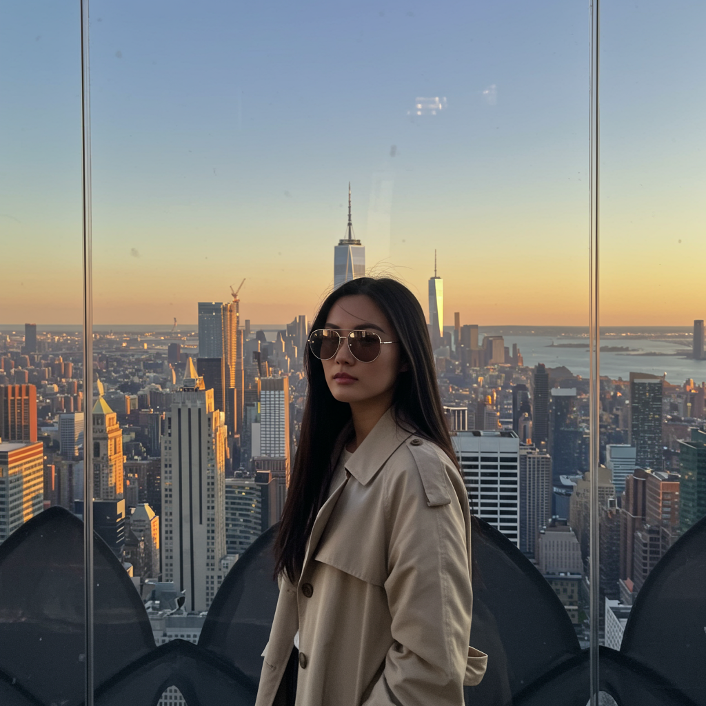 AI generated image - Woman in New York