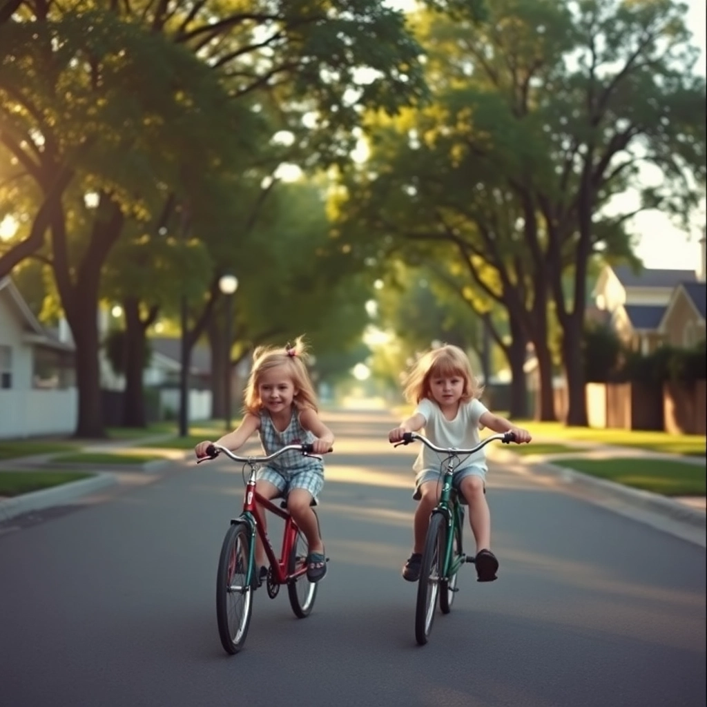 Analog Memories: Childhood Bicycle Ride