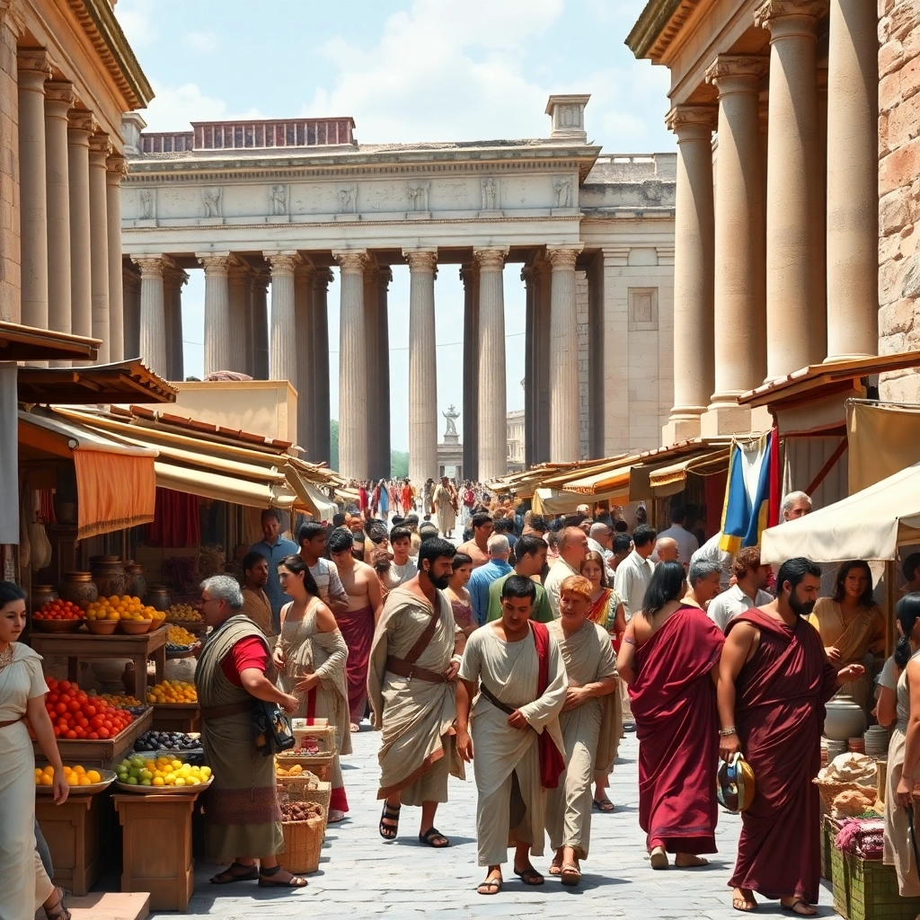 Ancient Roman Street Market