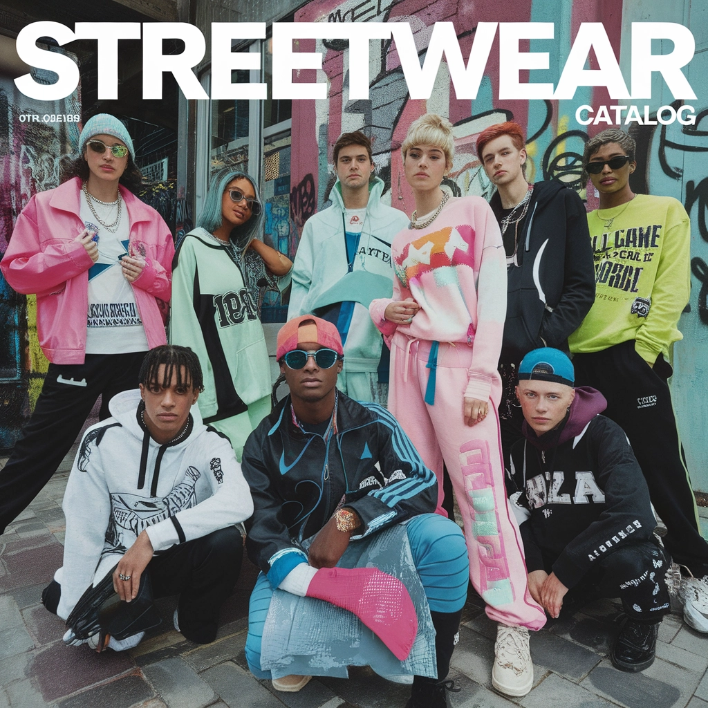Urban Vogue: Capa de Catálogo Streetwear