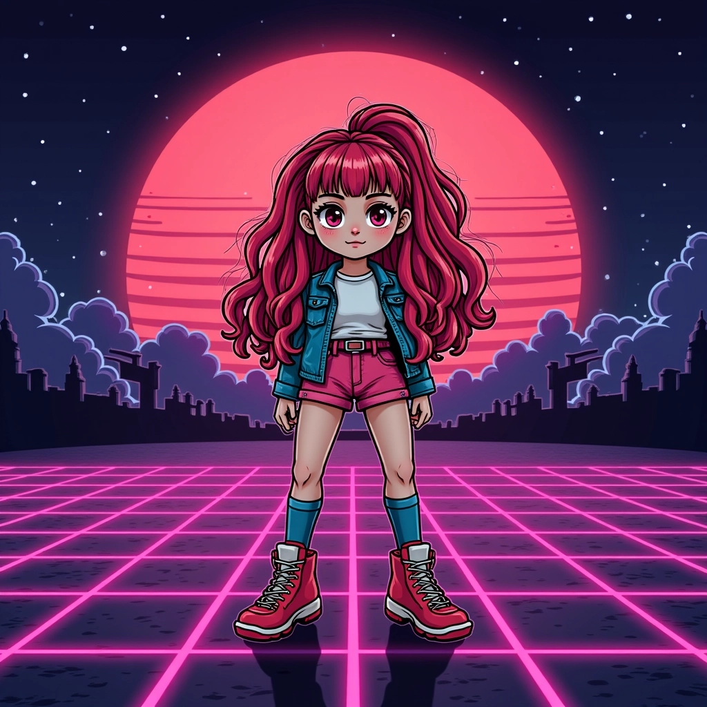 Obraz AI-generated Generator obrazów AI w stylu Arcade Bits