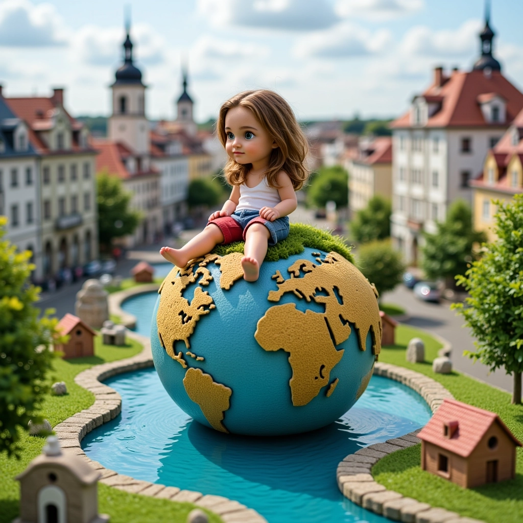 AI-generated afbeelding Mini World AI Afbeeldingengenerator