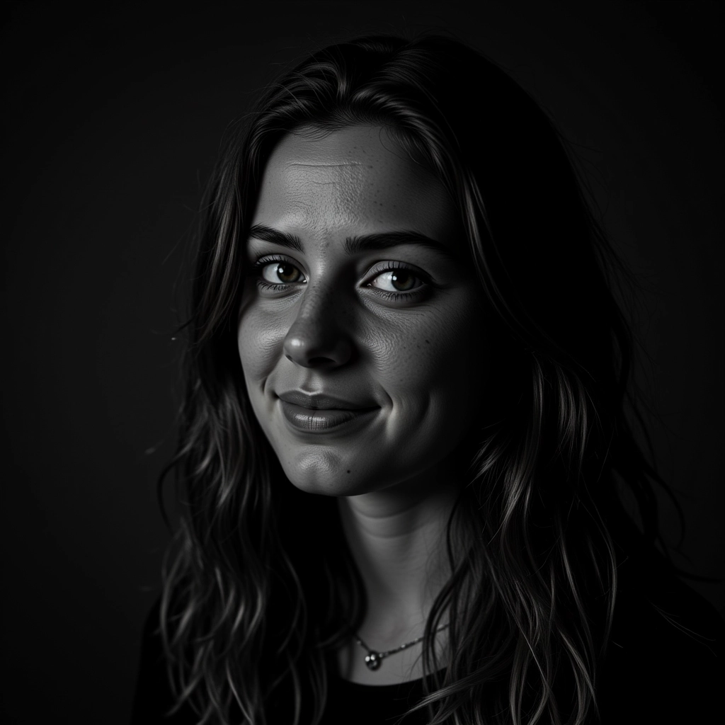 AI-generated 이미지 무디 B&W AI 이미지 생성기