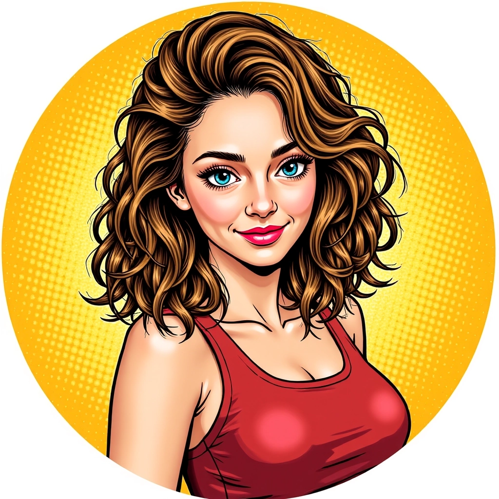AI-generated изображение Поп-арт стил