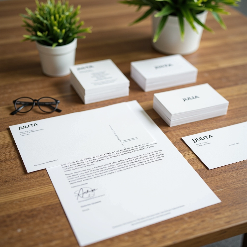 Immagine AI-generated Generatore di Immagini AI in Stile Mockup Cartoleria