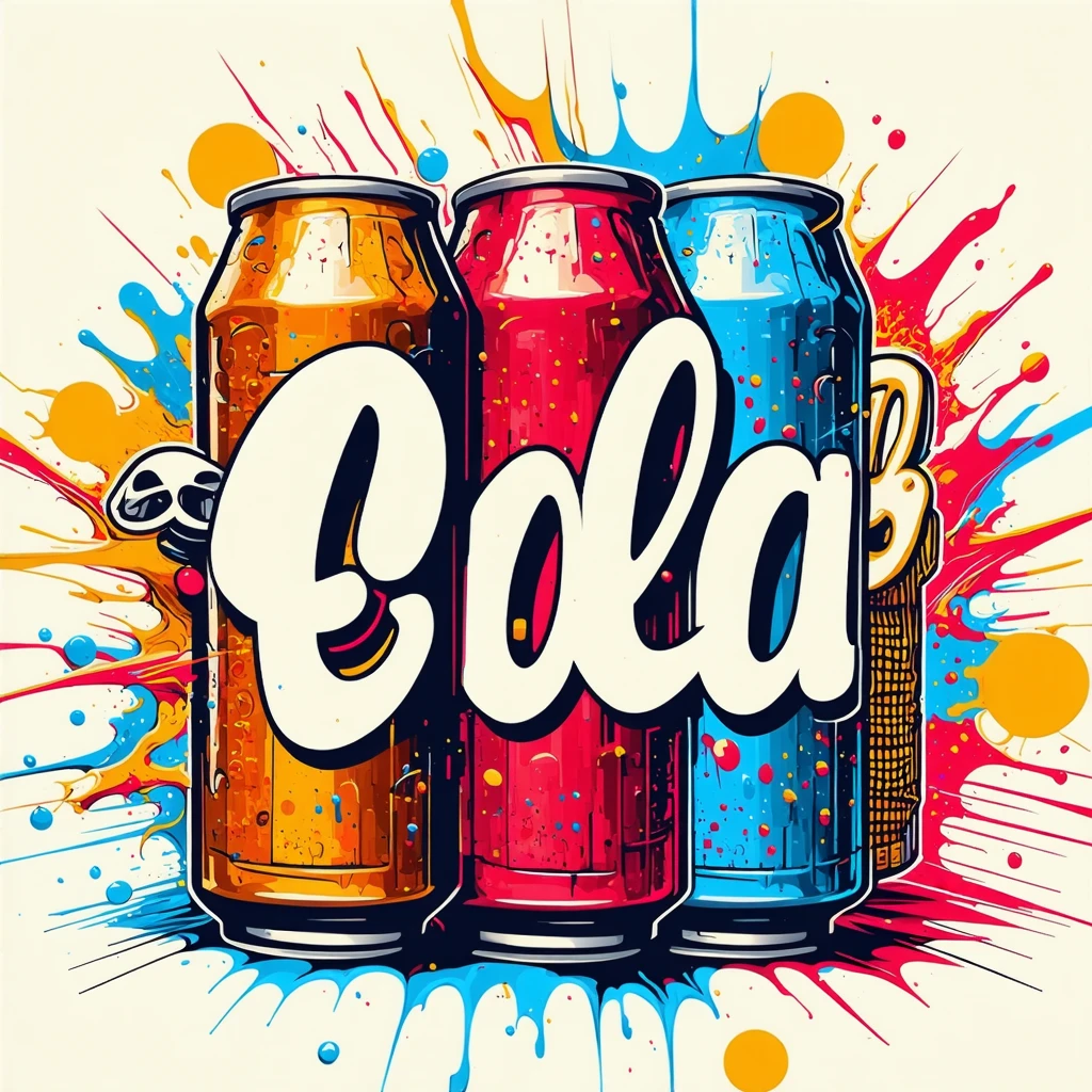 Advertisement Poster for a Soda Brand